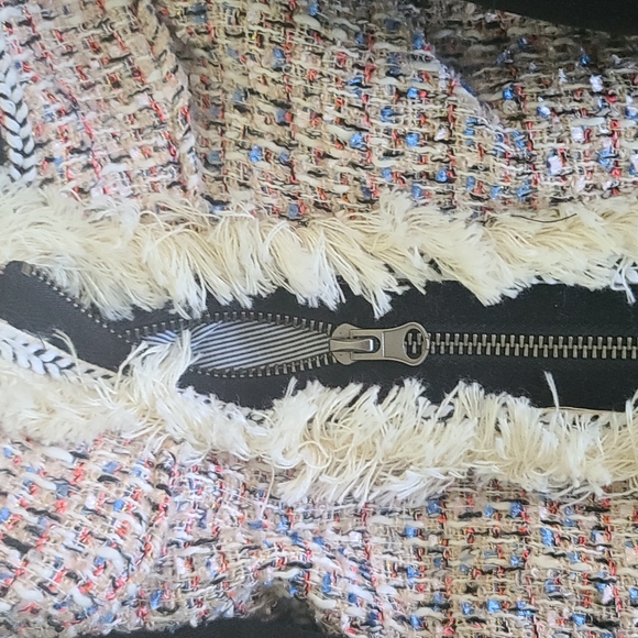 Fate black blazer jacket tweed removable insert size medium - Picture 10 of 13